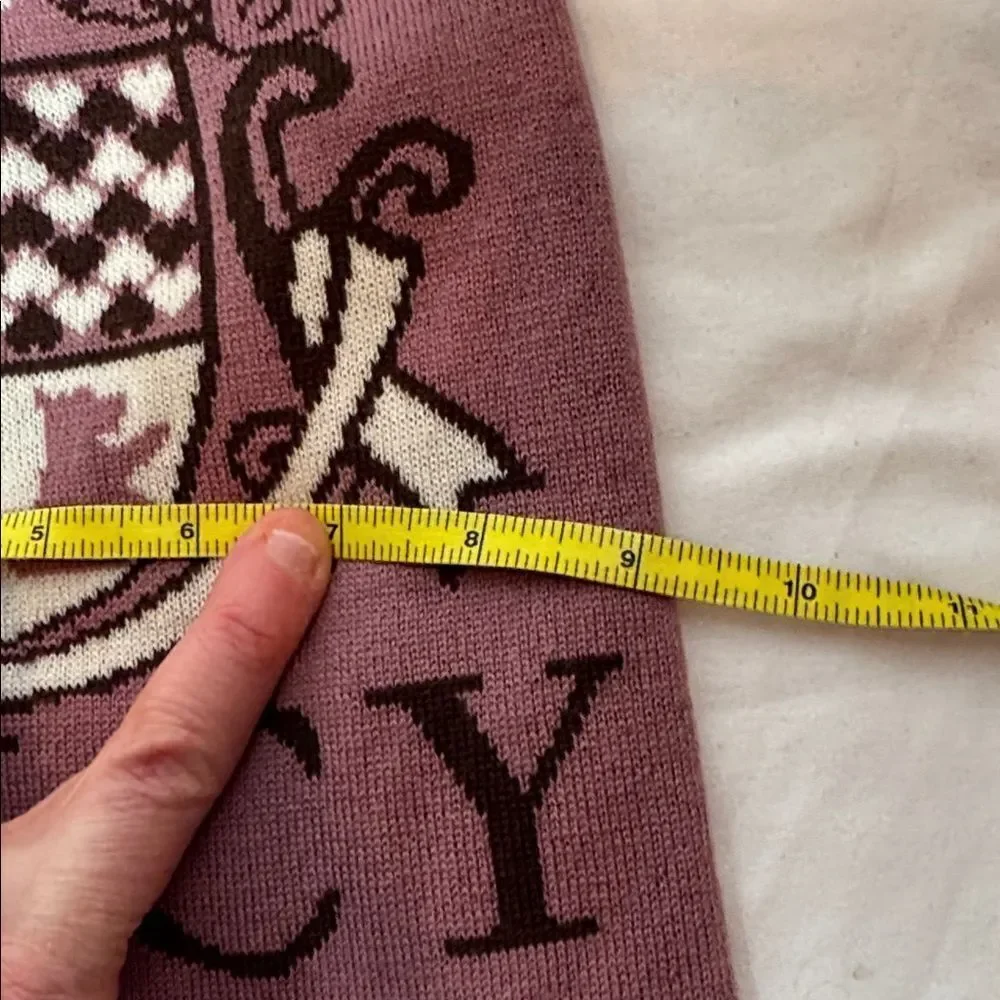 Juicy Couture RARE 100% Wool Y2K Dog Sweater. Size Medium.